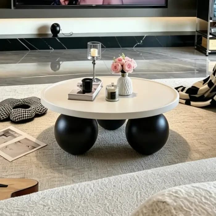 Table basse ronde petite pour salon