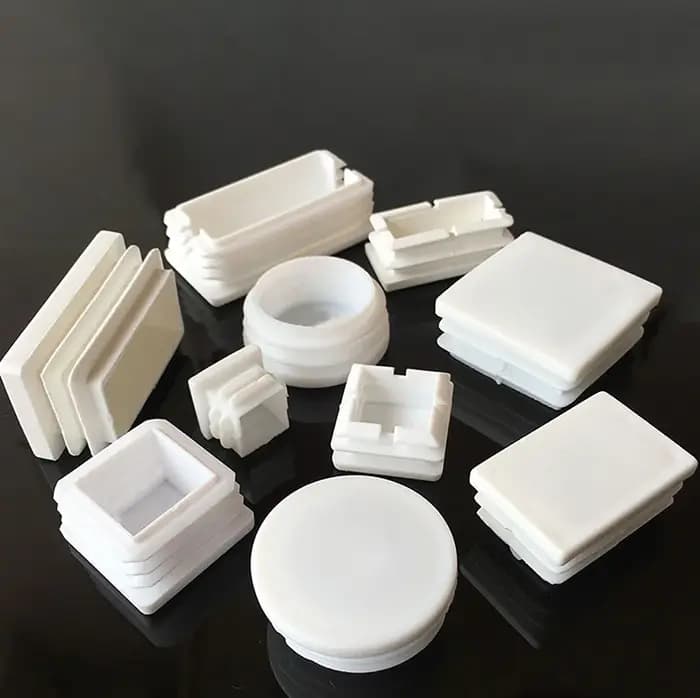 4/8/10 pièces 13x13 ~ 200x200mm blanc carré en plastique obturateur embout chaise Table pieds capuch