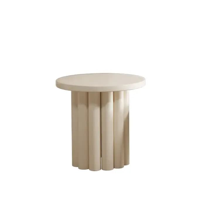 Table basse ronde moderne pour appartement, table d'appoint, meubles de salon