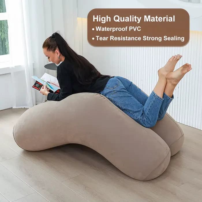 Fauteuil pouf, grand fauteuil de lecture ultra-confortable pour adultes
