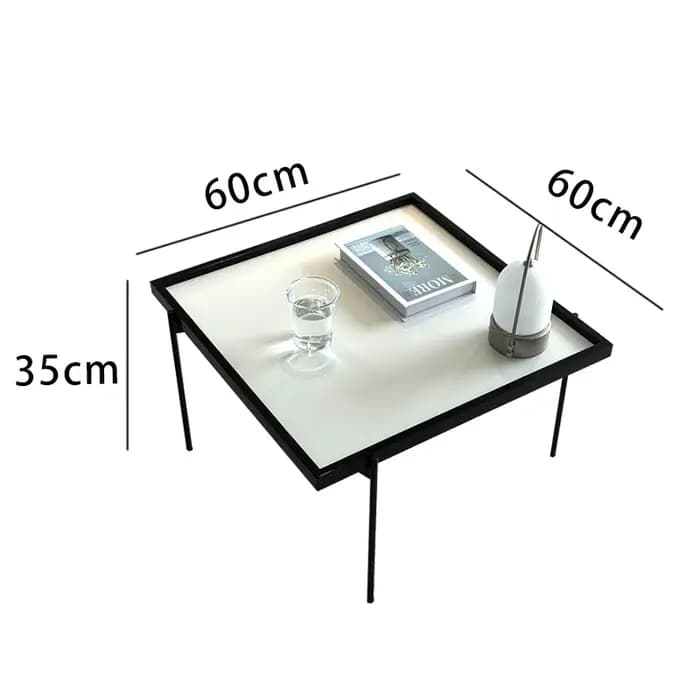 Table d'appoint en bois massif pour invités