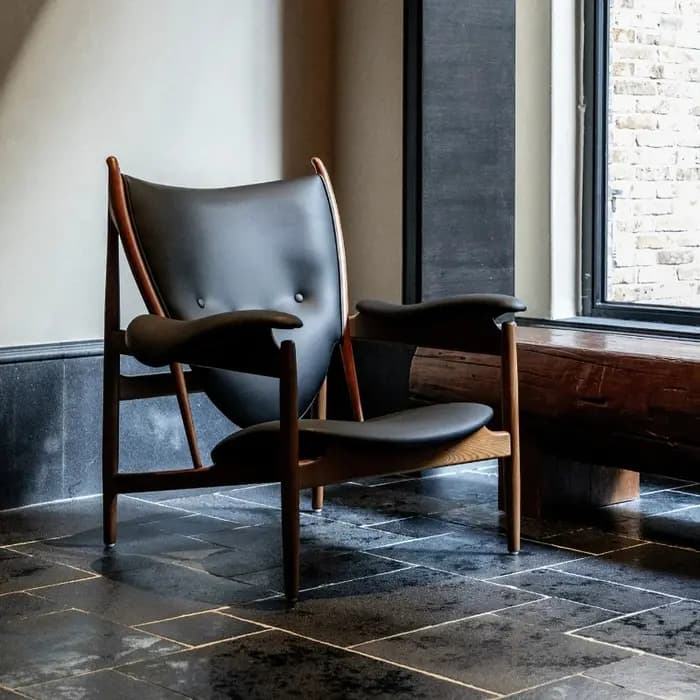Chaises de salon en bois