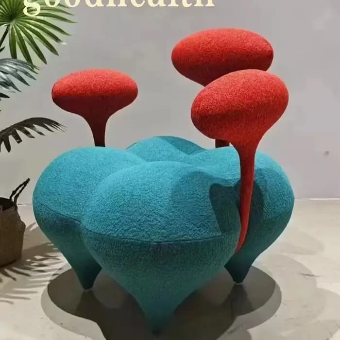Style européen nouveau château magique ballon chaise petit canapé