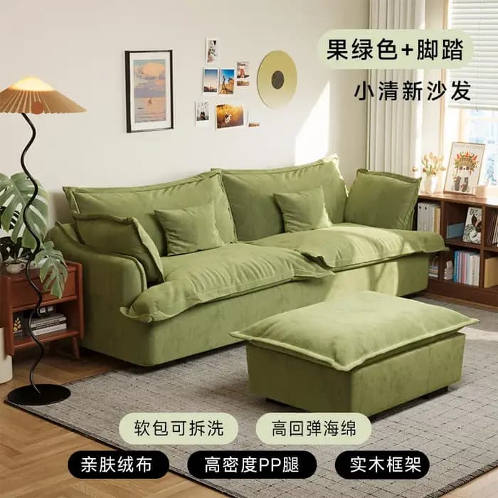 Canapé-lit paresseux convertible pour salon, appartement, balcon – Fauteuil inclinable simple ou double