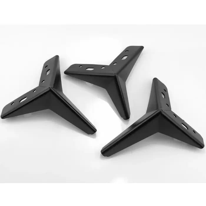 4 pièces de pieds de meubles européens de luxe de 15 cm, pieds de canapé en métal robustes, supports