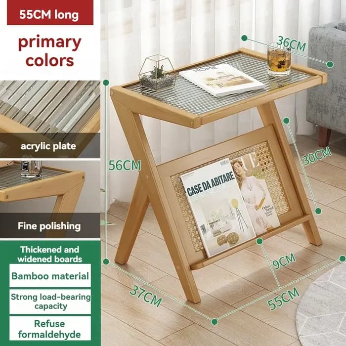 Table d'appoint en forme de Z
