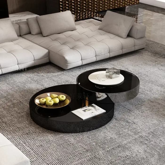 Table basse rotative de luxe