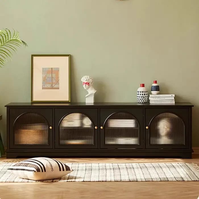 Meuble Tv De luxe français Glam verre