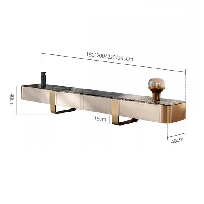 Meuble TV de Luxe, Meuble de Rangement pour Couloir et Salon