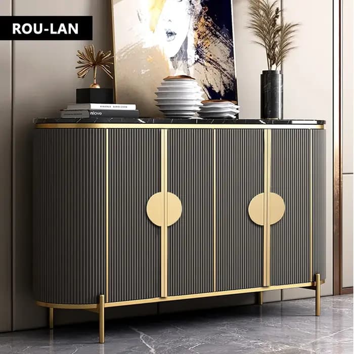 Armoire de Rangement d'Entrée de Luxe Légère