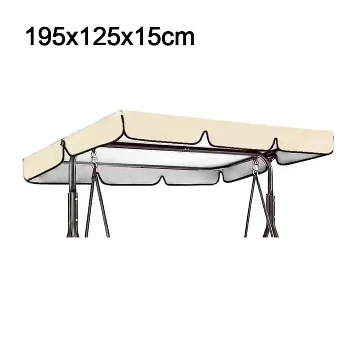 1 ensemble multicolore extérieur balançoire chaise auvent jardin étanche
