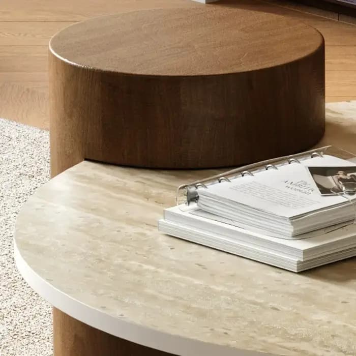 Table basse vintage en bois