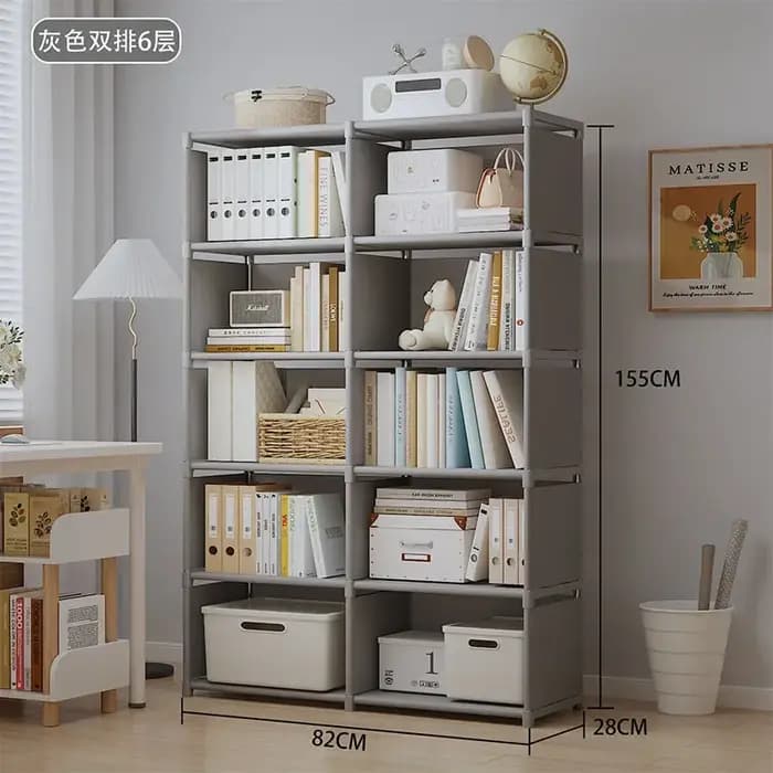 Bibliothèque multicouche à assemblage facile