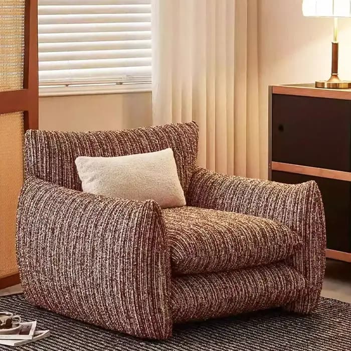 Pouf de salon moderne, canapé de sol individuel pour gaming