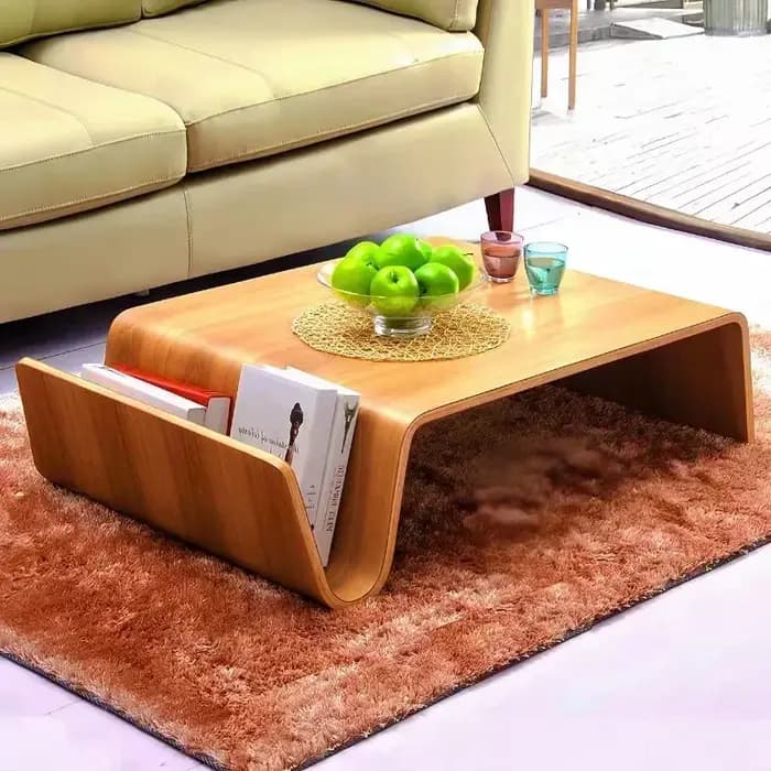 Table basse japonaise en bois massif, table à thé tatami domestique, créatif et simple, plusieurs st