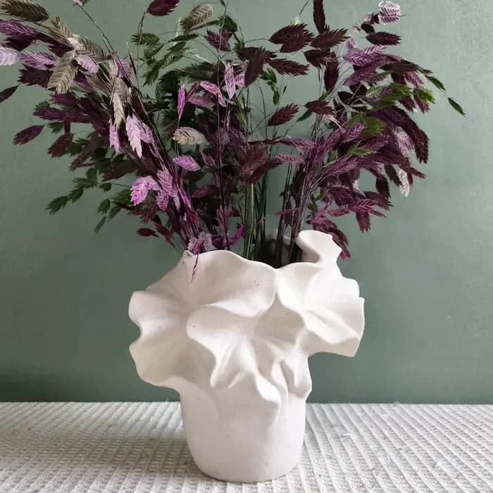 CAPIRON – Vase Chic mat pour herbe de Pampas séchée
