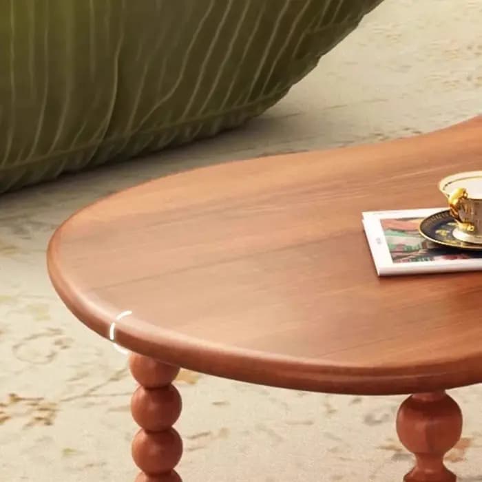 Wabi Sabi Table basse minimaliste gain de place rustique milieu du siècle