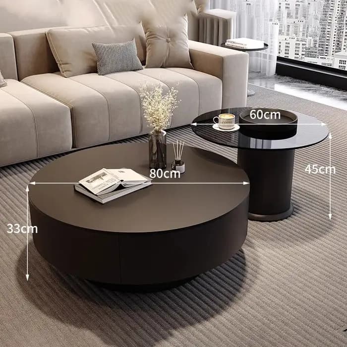 Table basse nordique créative rangement tendance