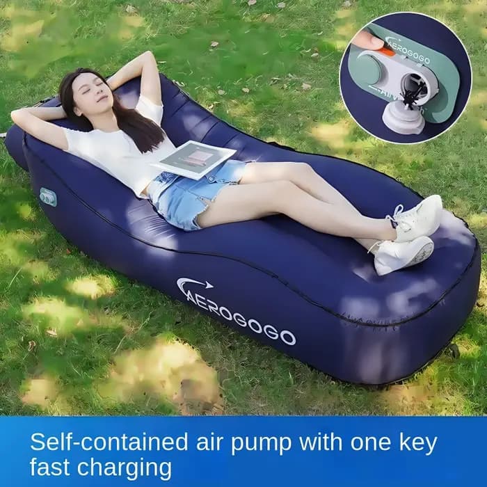 Canapé gonflable portable à gonflage automatique en un clic