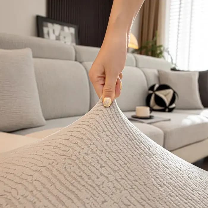 Housse de coussin de siège de canapé extensible