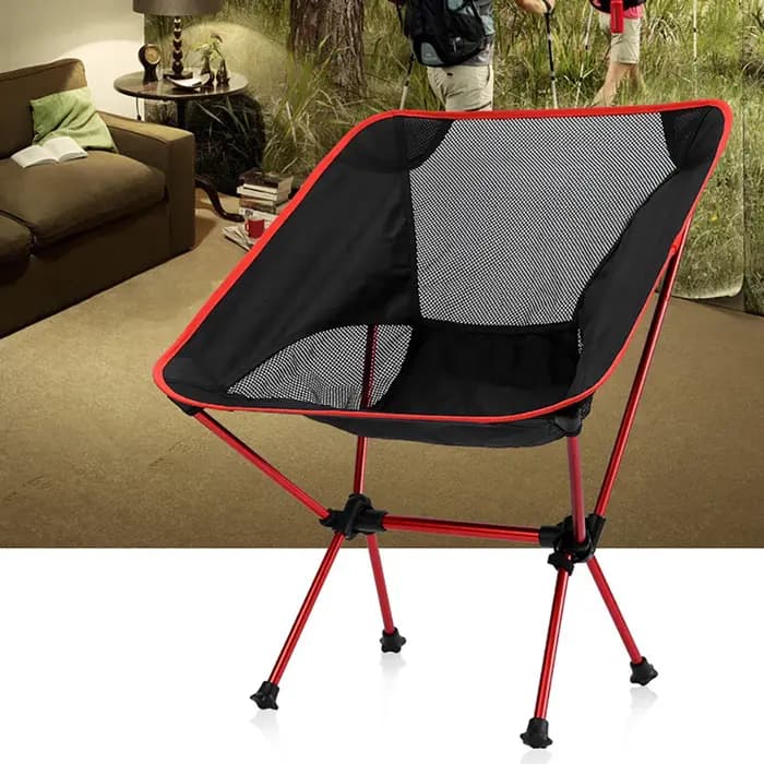 Chaise lunaire pliante portable ultralégère avec poignées, chaises de camping en plein air, plage, p
