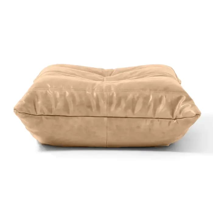 Canapé Caterpillar en cuir véritable, fauteuil de salon, de balcon, de détente, fauteuil paresseux,