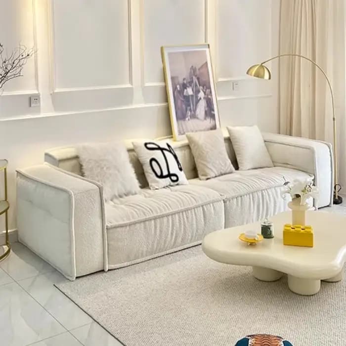 Canapé de salon classique design adultes nordique confortable romantique