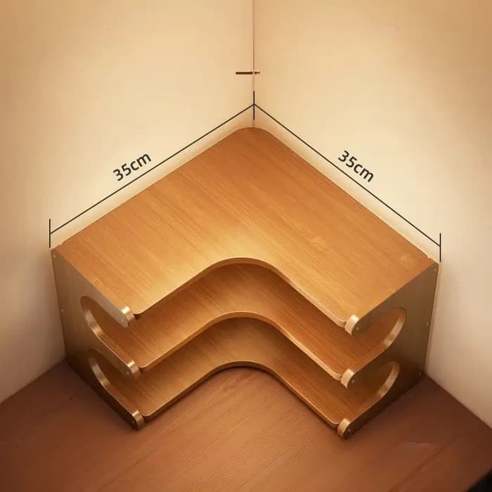 Support de rangement de Table d'articles ménagers de cuisine d'angle