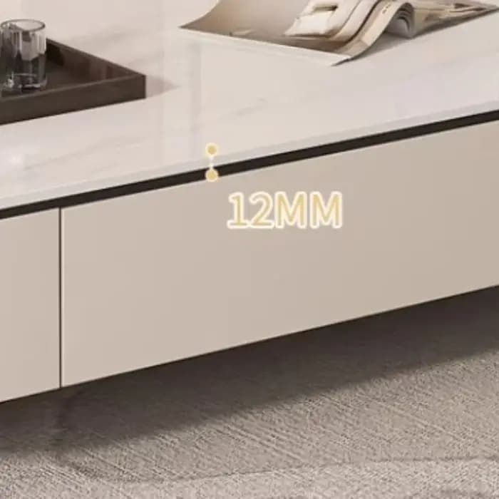 Table basse rectangulaire moderne avec rangement