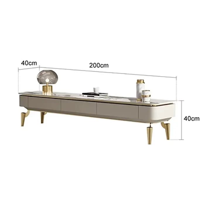 Meubles de télévision italiens modernes Design tiroirs Style Table