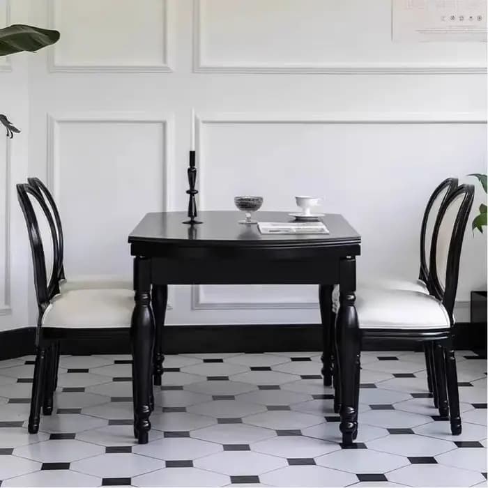 Chaises de salle à manger design imperméables, dossier de luxe, bras de trône, chaise de jeu, meuble
