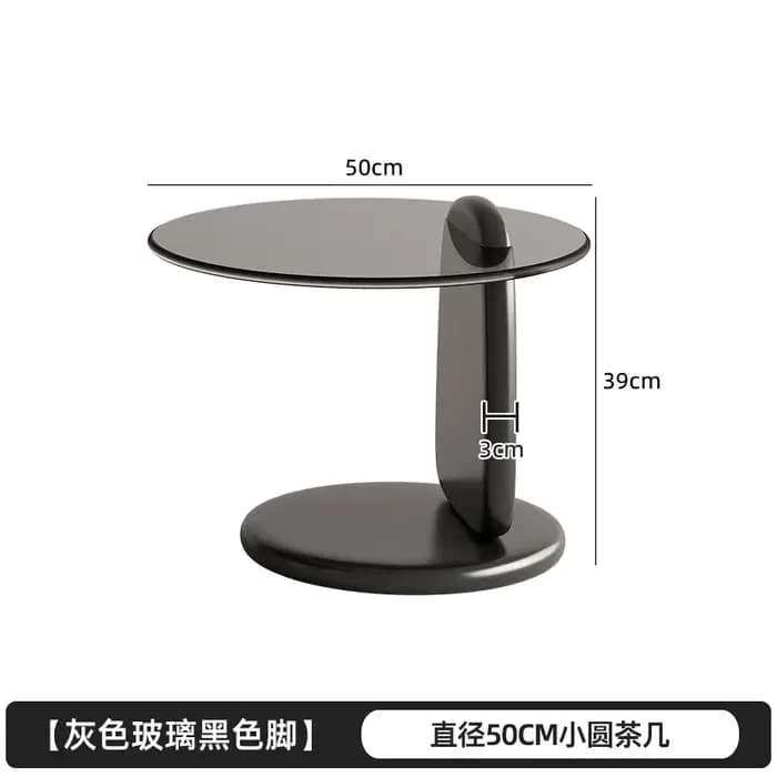 Table basse rétro en bois massif et verre, minimaliste, pour salon, canapé, Table de loisirs créativ