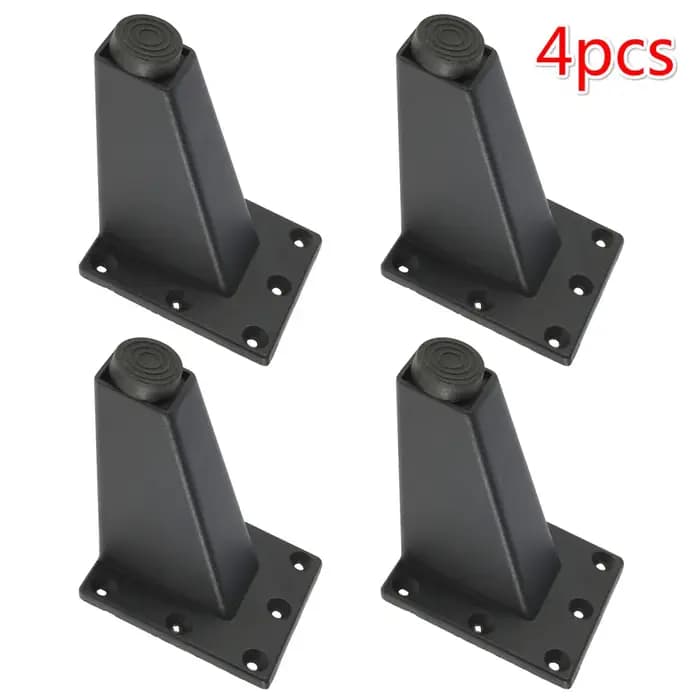 4 pièces pieds de meubles en métal réglables canapé-lit
