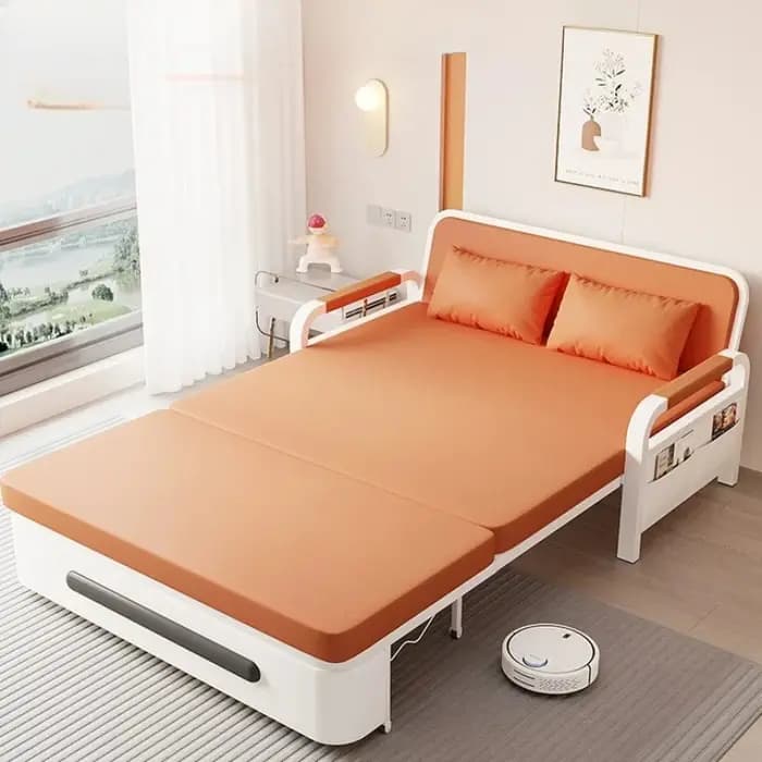 Canapé sectionnel convertible de luxe avec rangement pour bureau