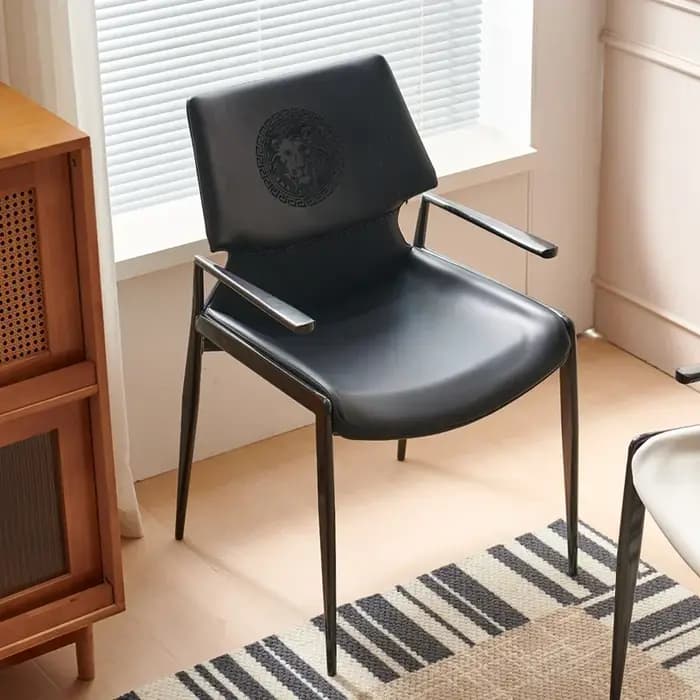 Chaise de salle à manger de luxe légère italienne