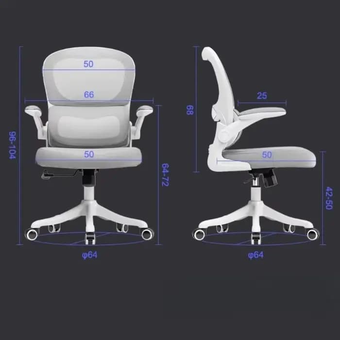 Chaise De Bureau ergonomique moderne Kawaii Disgin roulant