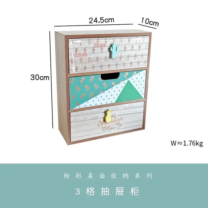 Armoire de rangement de Style européen faite à la main