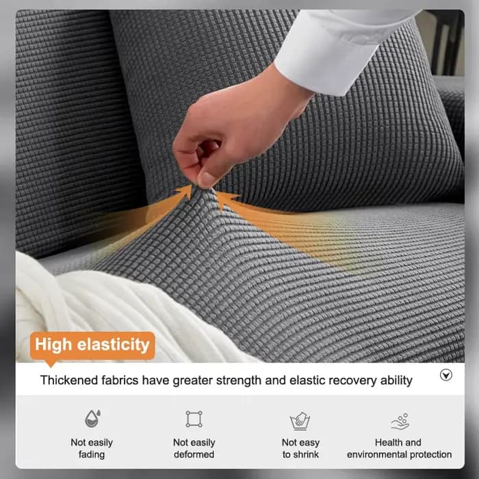 Housse de canapé élastique pour salon maison Jacquard