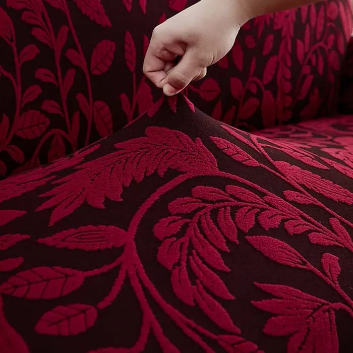 Housse de canapé jacquard 1/2/3/4 places, style simple et luxueux Willow Charm