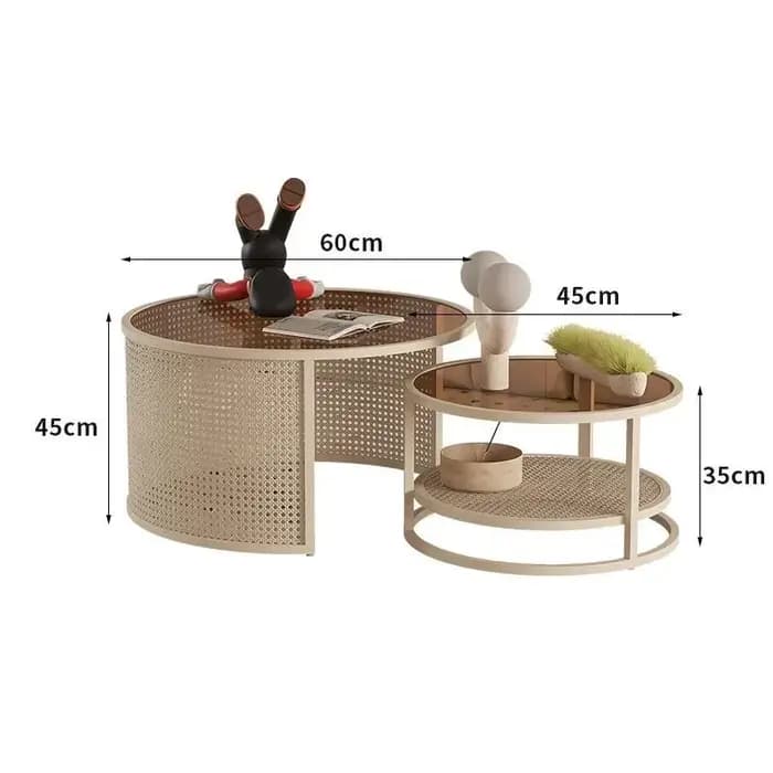 Organisateur de Table basse esthétique minimaliste