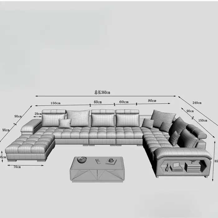 Oreiller Design canapé appartement imperméable minimaliste confortable