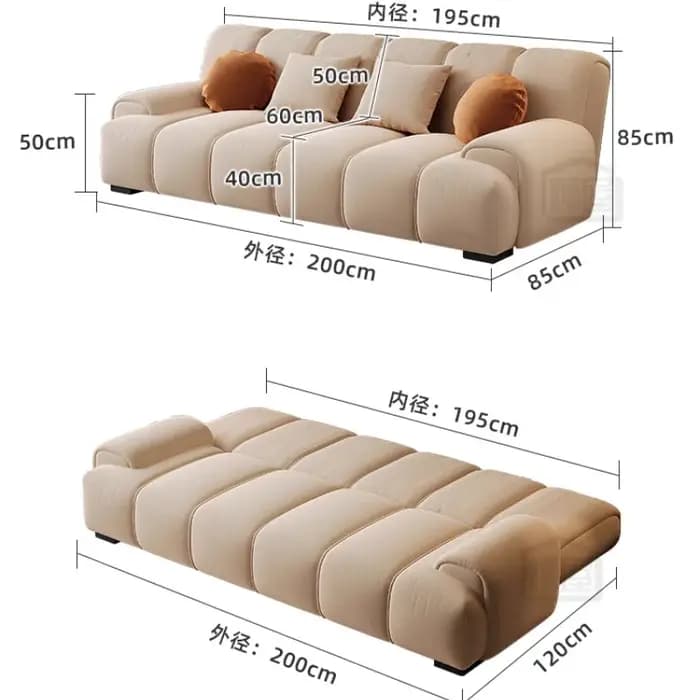 Canapé de sol confortable pour adultes