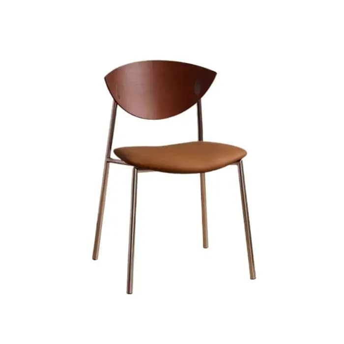 Chaise de salle à manger en bois massif du milieu du siècle, siège de luxe pour café, bistro, cadre
