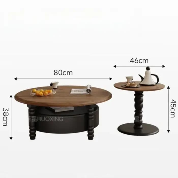 Cadre Table basse japonaise ensemble Unique minimaliste