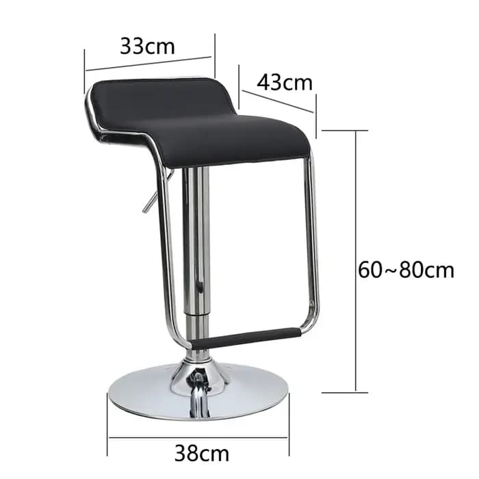 Tabouret de Bar pivotant, hauteur de comptoir réglable, moderne, en acier inoxydable, pour comptoir