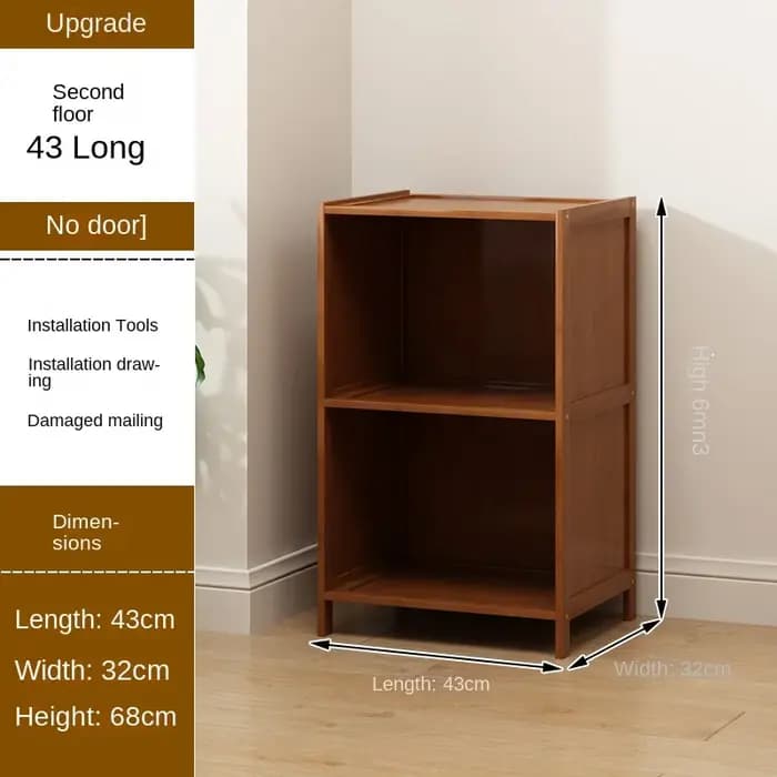 Bibliothèque avec porte, étagère de rangement multi-niveaux, meuble de rangement discret, vitrine de