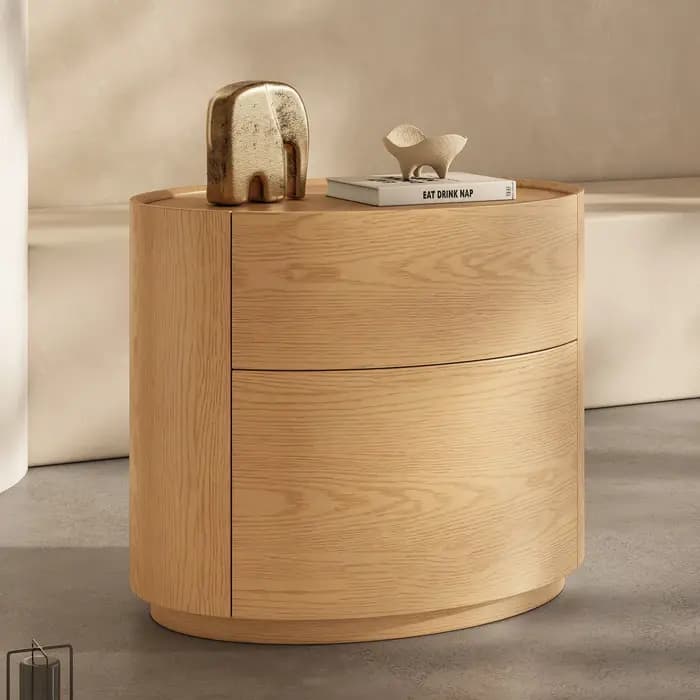 Tables de chevet simples et élégantes avec tiroirs de rangement