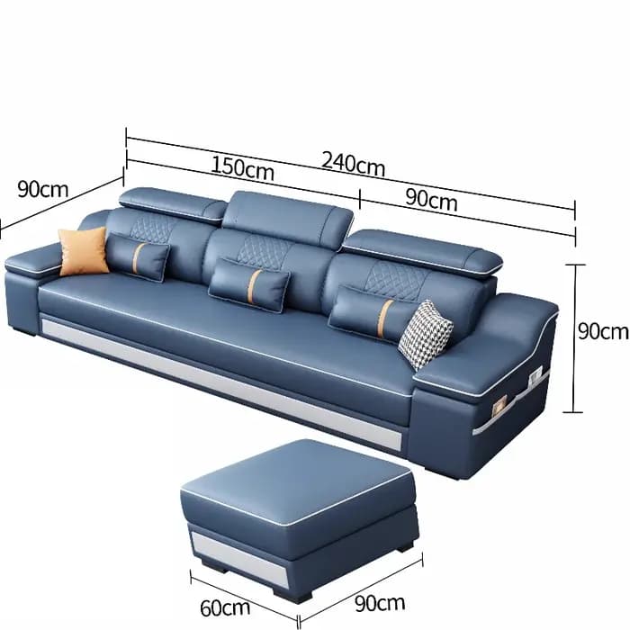 Classique Waterprof canapé rangement appartement bras minimaliste