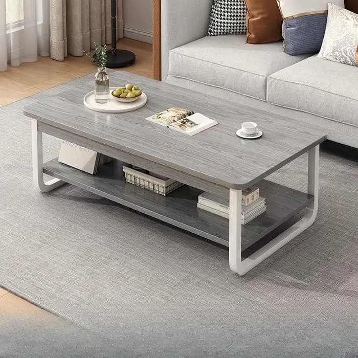 Table basse ovale blanche rangement salle à manger jeux De maquillage Tables basses Design Premium Mesa De Centro De Sala accessoires pour la maison