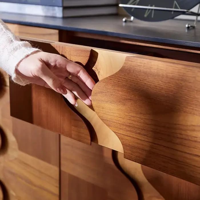 Armoire de salon avec tiroirs